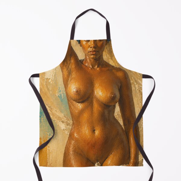 Aperçu de l'œuvre Golden Grace | African Woman Fine Art Painting créée et vendue par TedKentPhoto.