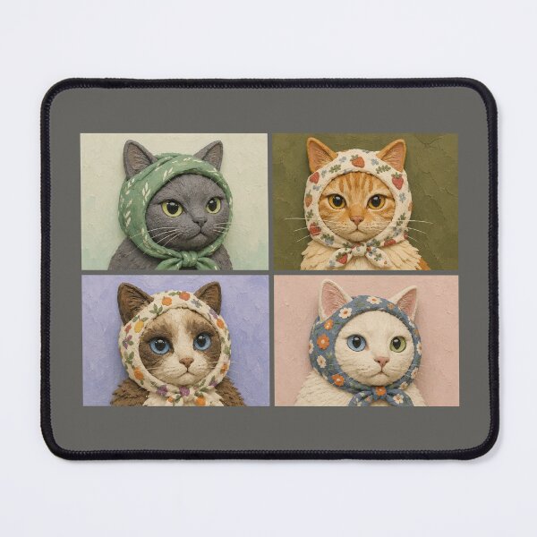 Item preview, Cute Cat Portrait Sticker Pack – Funny Cat Art, Kawaii Cat Stickers & Feline Lover Gift designed and sold by StickerJas.