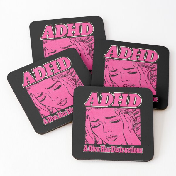 Item preview, ADHD A Diva Has Distractions Funny Retro Diva designed and sold by KristenSabol.