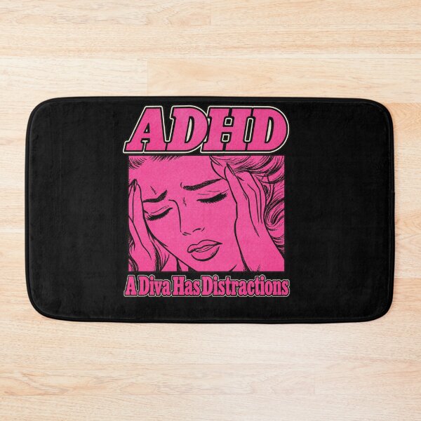 Item preview, ADHD A Diva Has Distractions Funny Retro Diva designed and sold by KristenSabol.