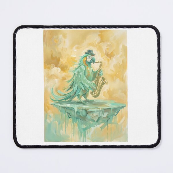 Item preview, Harlequin Macaw Jazz Player designed and sold by PictoVibe.
