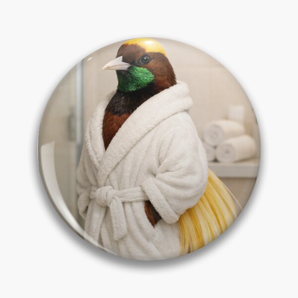 Item preview, Greater Bird-Of-Paradise Bathrobe designed and sold by Sillytoe.