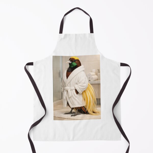 Item preview, Greater Bird-Of-Paradise Bathrobe designed and sold by Sillytoe.