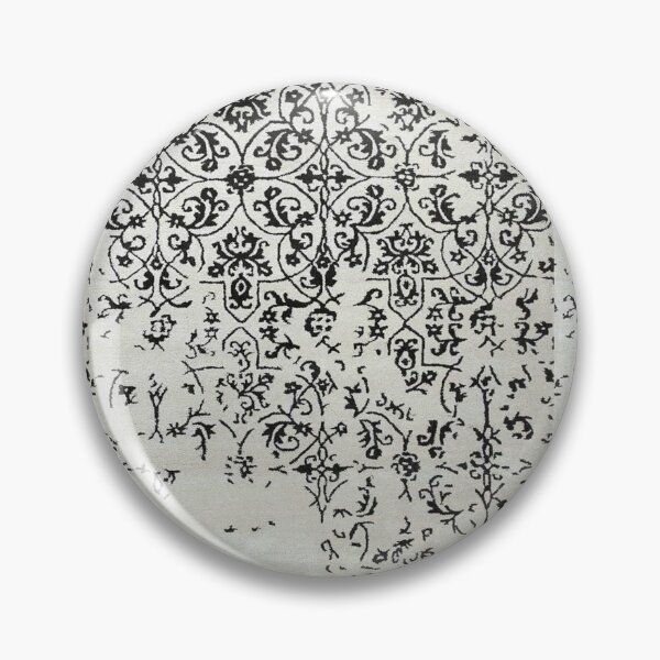 Item preview, Black and White Vintage Ornamental Pattern – Intricate Floral Paisley designed and sold by destelloacido.