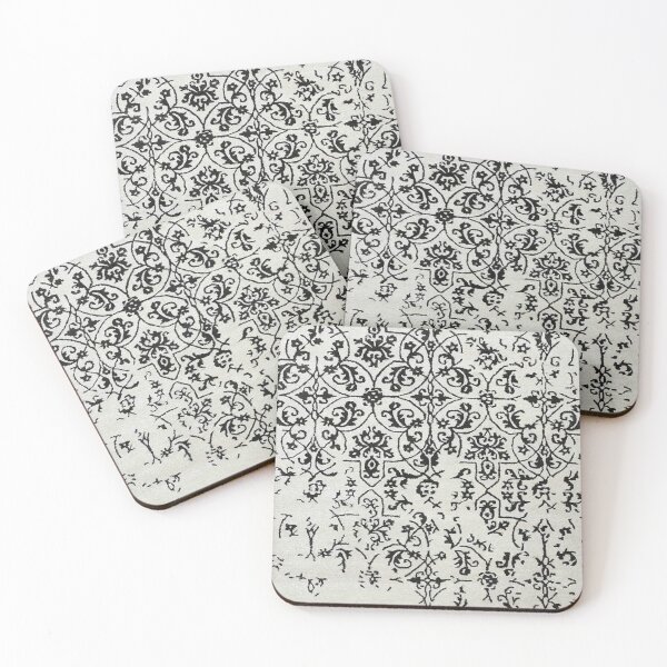 Item preview, Black and White Vintage Ornamental Pattern – Intricate Floral Paisley designed and sold by destelloacido.