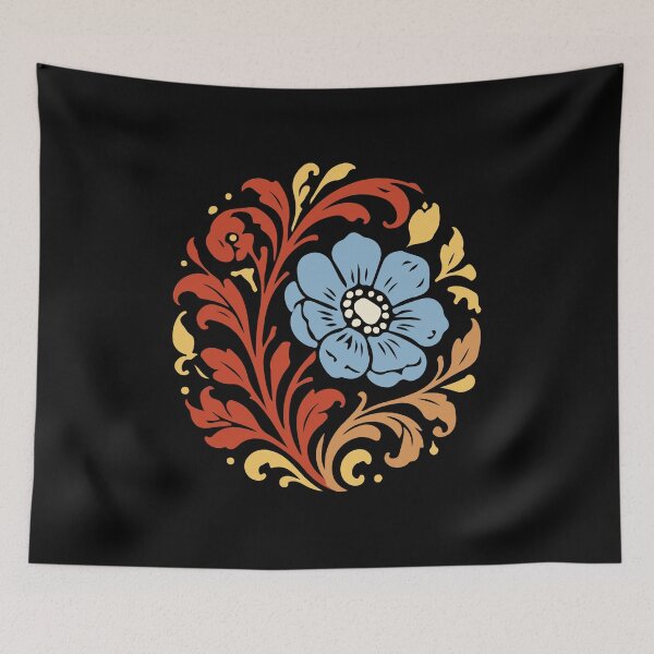 Item preview, Colorful Circular Floral Mandala 041_1 designed and sold by AhmedHelal24795.