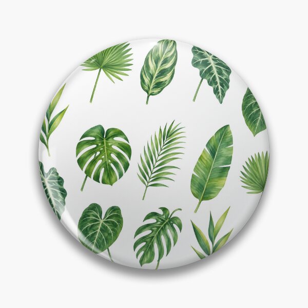 Item preview, Tropical Botanical Leaves Watercolor – Minimalist Green Foliage designed and sold by Lyannaadesign.