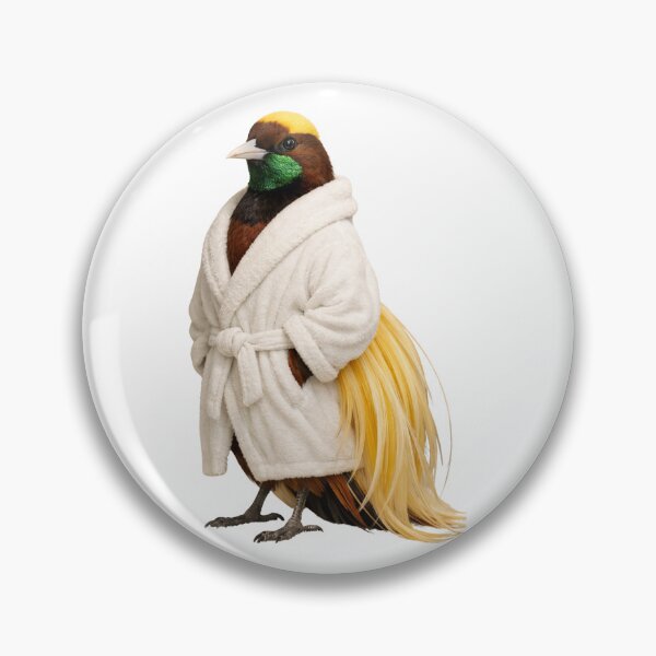Item preview, Greater Bird-Of-Paradise Bathrobe designed and sold by Sillytoe.