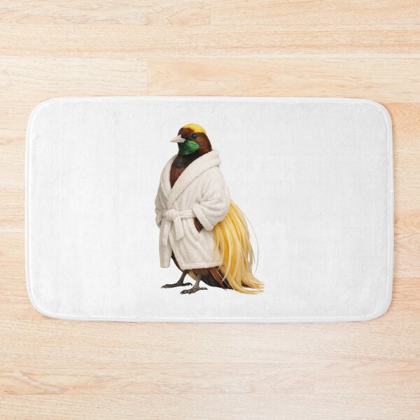 Item preview, Greater Bird-Of-Paradise Bathrobe designed and sold by Sillytoe.