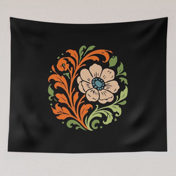 Item preview, Colorful Circular Floral Mandala 044_1 designed and sold by AhmedHelal24795.