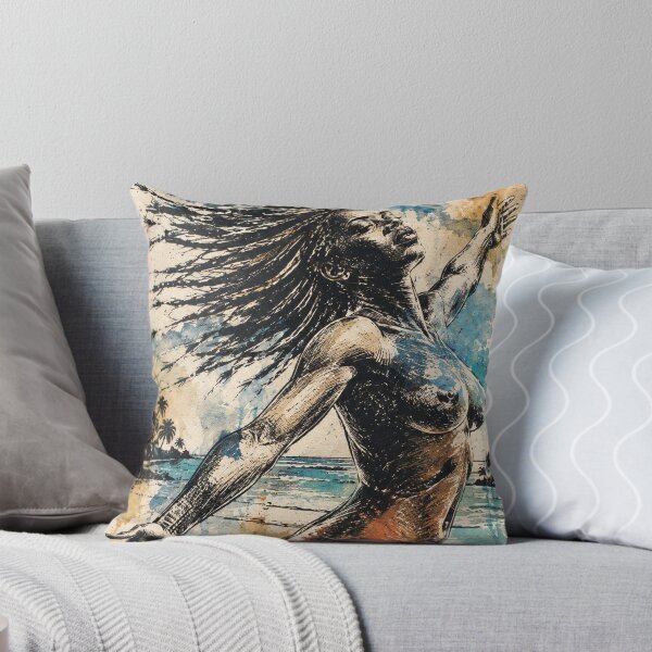 Item preview, Free Spirit | Black Woman Ocean Art designed and sold by TedKentPhoto.