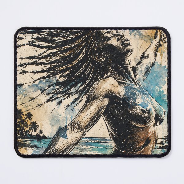 Item preview, Free Spirit | Black Woman Ocean Art designed and sold by TedKentPhoto.