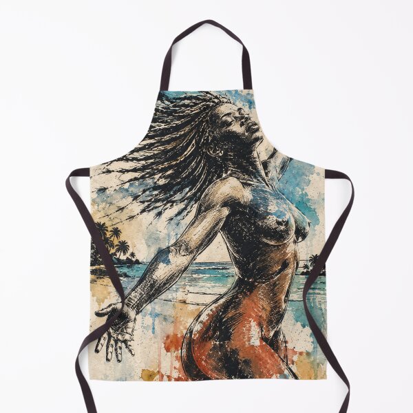 Item preview, Free Spirit | Black Woman Ocean Art designed and sold by TedKentPhoto.