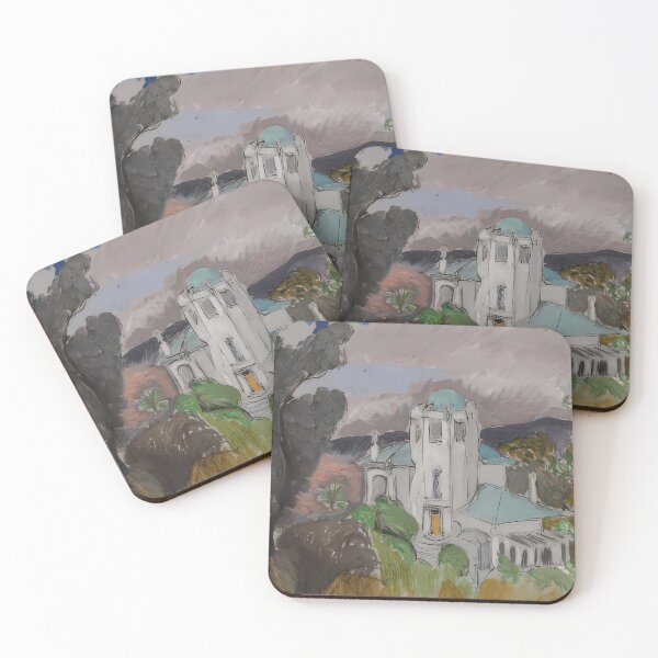 Item preview, Blue villa 1918 designed and sold by VeilOfPigments.