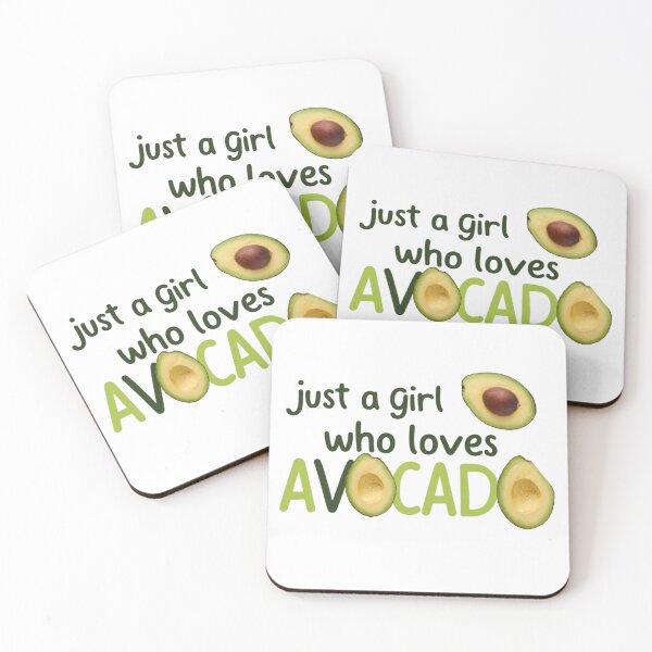 Item preview, Just a Girl Who Loves Avocado Funny Cute Foodie Design designed and sold by Marie Gems.