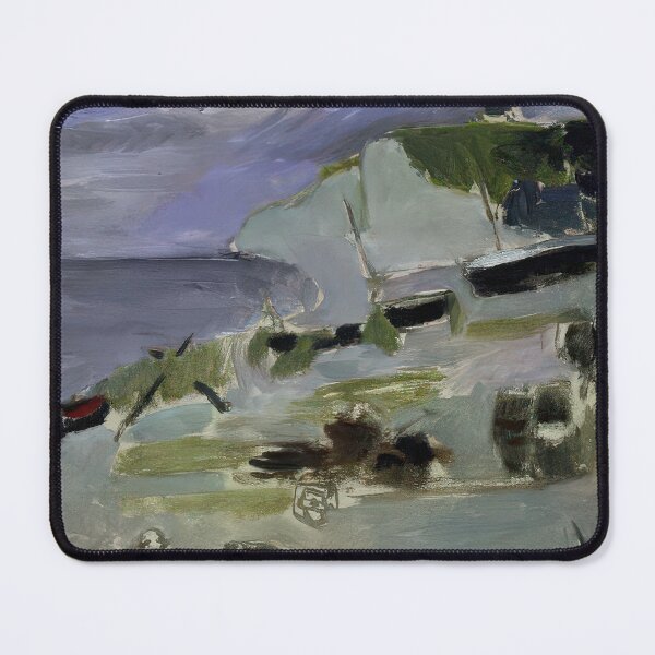 Item preview, Boats on the beach etretat 1920 designed and sold by VeilOfPigments.
