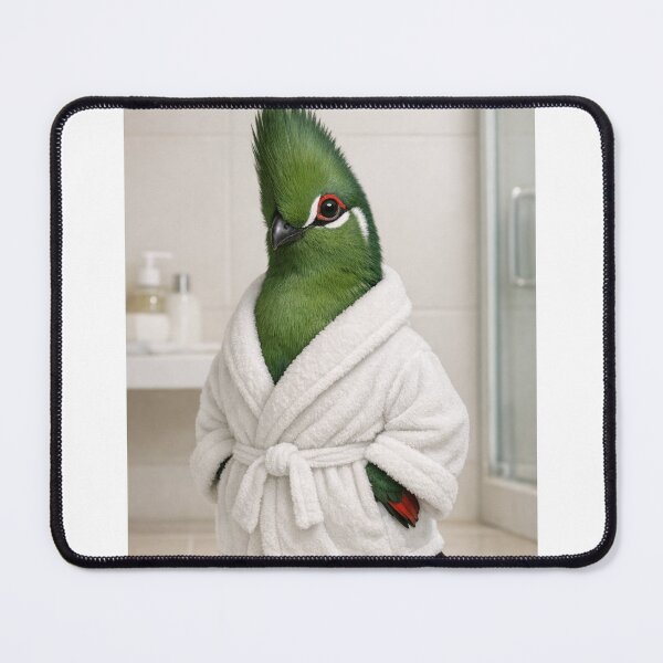 Item preview, Livingstone’s Turaco Bathrobe designed and sold by Sillytoe.