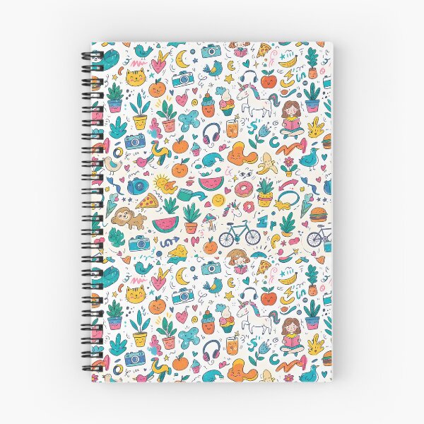 Item preview, Unicorn Cute Hand Drawn Doodle Seamless Pattern Collection designed and sold by ART ATTACK ZONE.