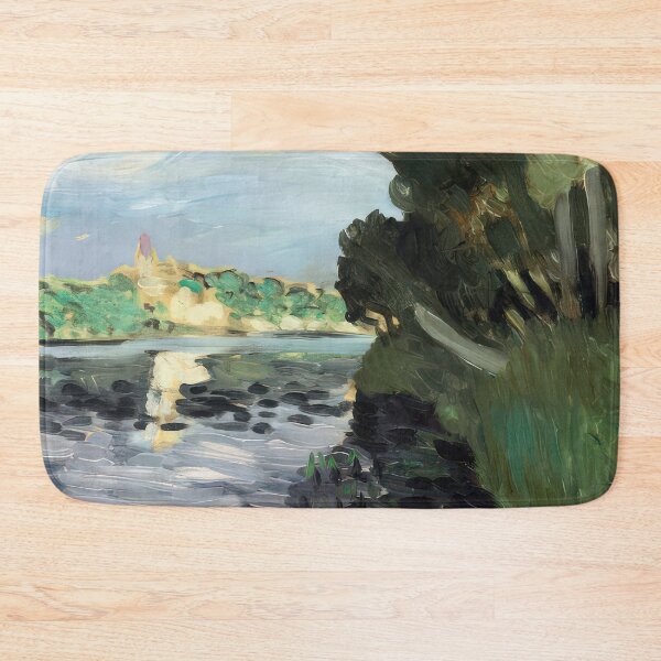 Item preview, Bords de la seine a vetheuil 1920 designed and sold by VeilOfPigments.
