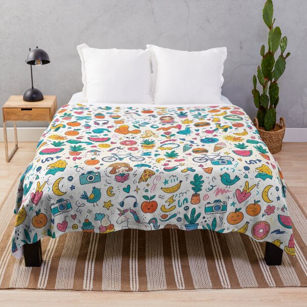 Item preview, Unicorn Cute Hand Drawn Doodle Seamless Pattern Collection designed and sold by ART ATTACK ZONE.