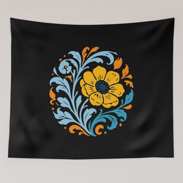 Item preview, Colorful Circular Floral Mandala 047_1 designed and sold by AhmedHelal24795.