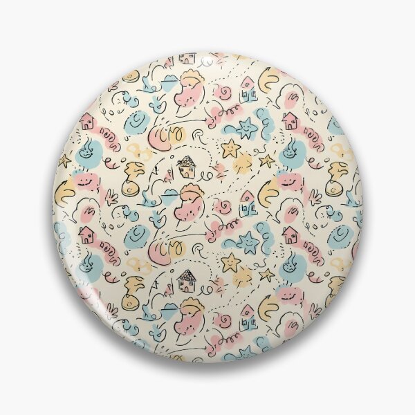 Item preview, House Cute Hand Drawn Doodle Seamless Pattern Collection designed and sold by ART ATTACK ZONE.