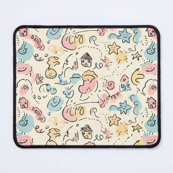 Item preview, House Cute Hand Drawn Doodle Seamless Pattern Collection designed and sold by ART ATTACK ZONE.