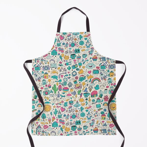 Item preview, Sun Cute Hand Drawn Doodle Seamless Pattern Collection designed and sold by ART ATTACK ZONE.