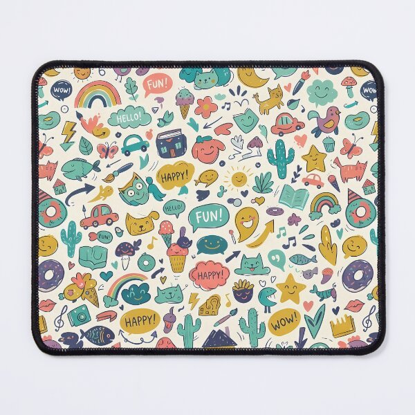 Item preview, Car Cute Hand Drawn Doodle Seamless Pattern Collection designed and sold by ART ATTACK ZONE.
