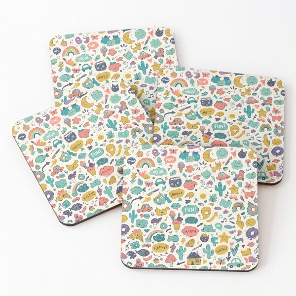 Item preview, Car Cute Hand Drawn Doodle Seamless Pattern Collection designed and sold by ART ATTACK ZONE.