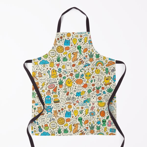 Item preview, Ghost Cute Hand Drawn Doodle Seamless Pattern Collection designed and sold by ART ATTACK ZONE.