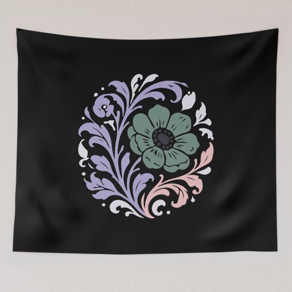 Item preview, Colorful Circular Floral Mandala 049_1 designed and sold by AhmedHelal24795.