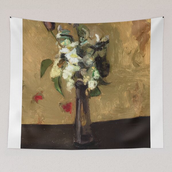Item preview, Bouquet of flowers in a crystal vase 1902 designed and sold by VeilOfPigments.