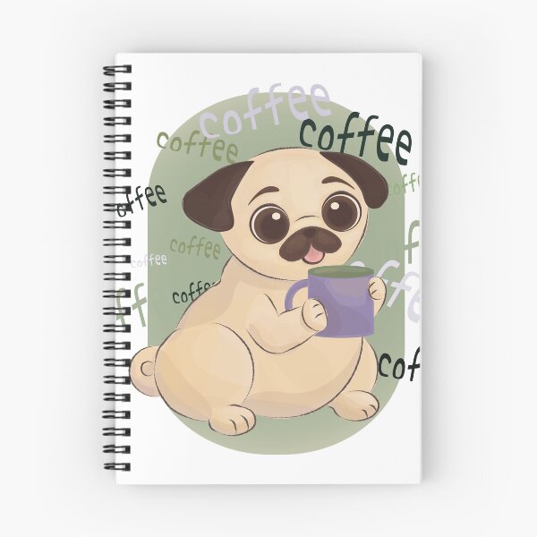 Item preview, Coffee Loving Pug designed and sold by JulWica.