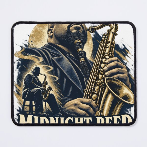 Item preview,  Midnight Reed Jazz Saxophonist Portrait designed and sold by S06PMarketing.