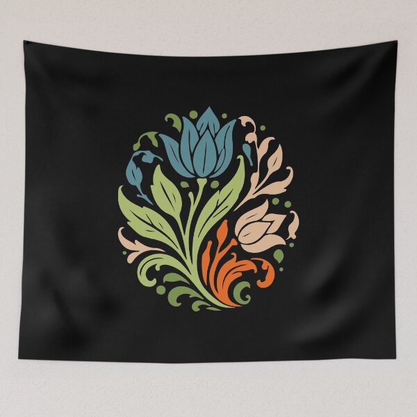 Item preview, Colorful Circular Floral Mandala 053_1 designed and sold by AhmedHelal24795.