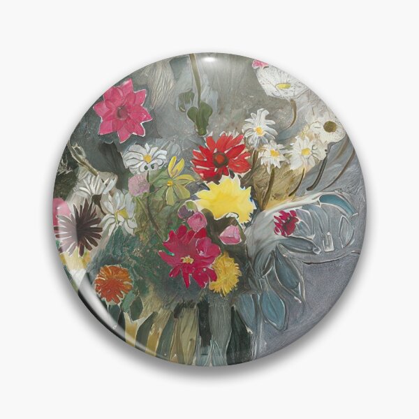 Item preview, Bouquet of mixed flowers 1917 designed and sold by VeilOfPigments.