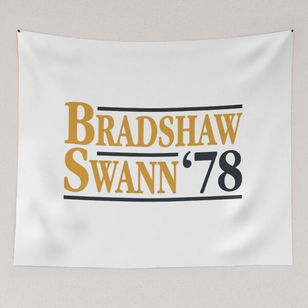 Item preview, Bradshaw Swann '78 Election Campaign T-Shirt | Pittsburgh Vintage Football designed and sold by schnedsthreads.