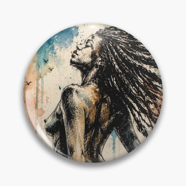 Item preview, Free Spirit | Black Woman Ocean Art designed and sold by TedKentPhoto.