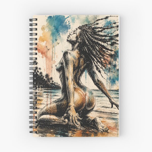 Item preview, Free Spirit | Black Woman Ocean Art designed and sold by TedKentPhoto.