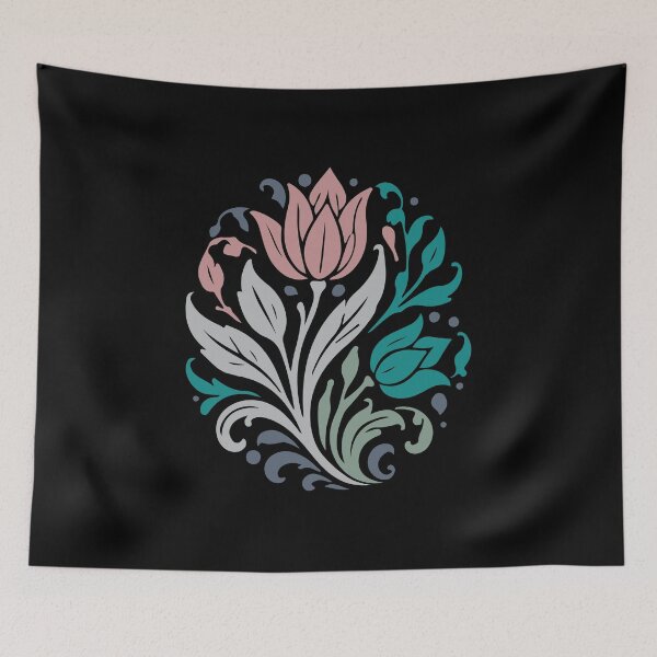 Item preview, Colorful Circular Floral Mandala 055_1 designed and sold by AhmedHelal24795.