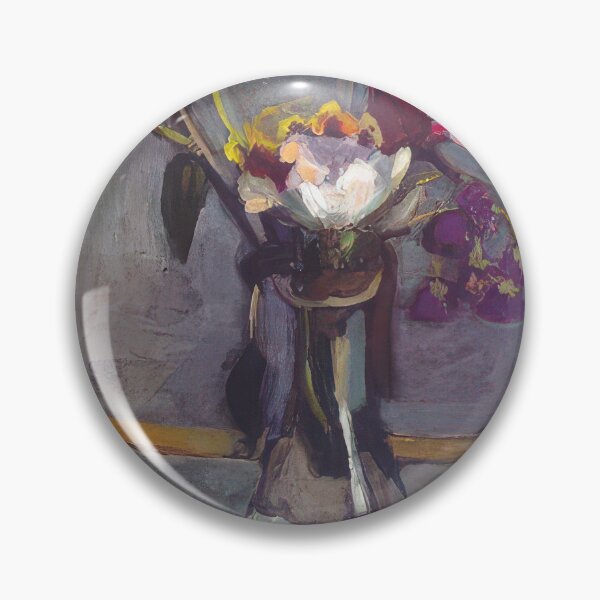 Item preview, Bouquet on a bamboo table 1903 designed and sold by VeilOfPigments.
