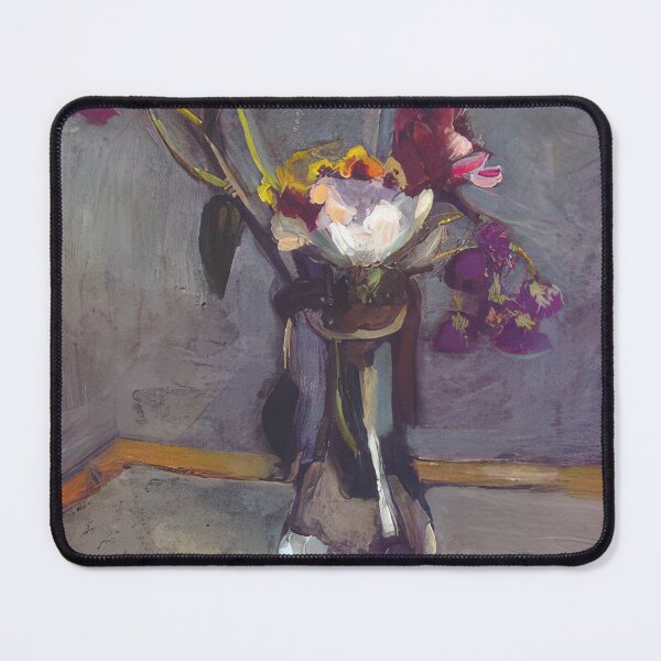Item preview, Bouquet on a bamboo table 1903 designed and sold by VeilOfPigments.