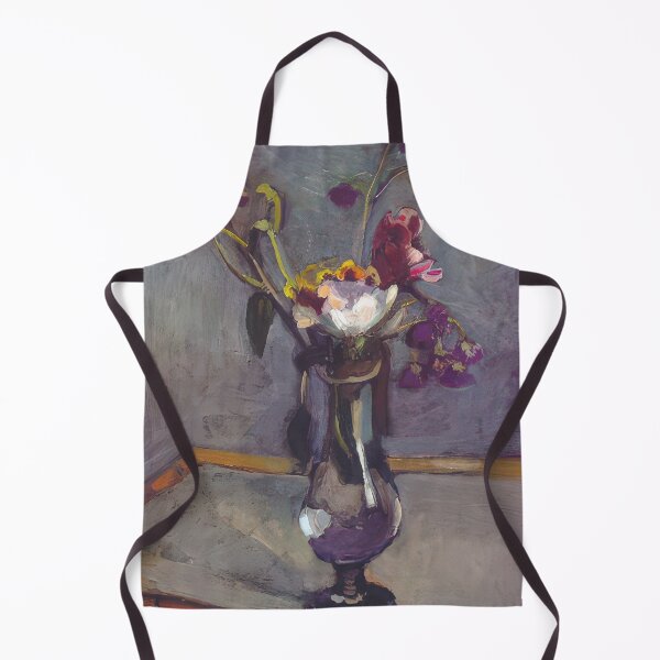 Item preview, Bouquet on a bamboo table 1903 designed and sold by VeilOfPigments.