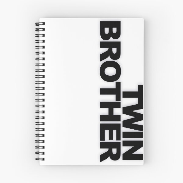 Item preview, TWIN BROTHER — Black Minimal Bold Type Statement designed and sold by WORDPAUSE.