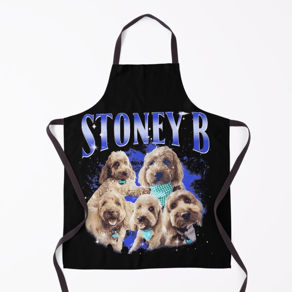 Item preview, Stoney B Goldendoodle Dog Family Blue Sparkle Group Portrait Pet Lover Fan Apparel designed and sold by Sendowart.