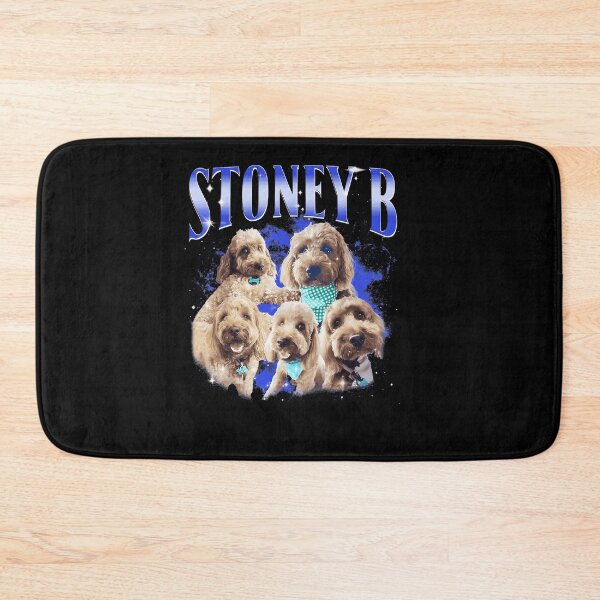 Item preview, Stoney B Goldendoodle Dog Family Blue Sparkle Group Portrait Pet Lover Fan Apparel designed and sold by Sendowart.