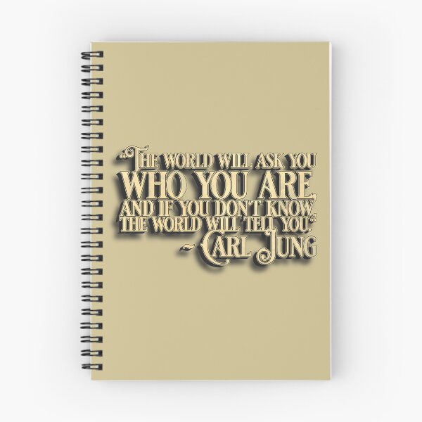 Item preview, Carl Jung Quote Stencil (The World Will Ask) designed and sold by Cathedral of Curiosity.
