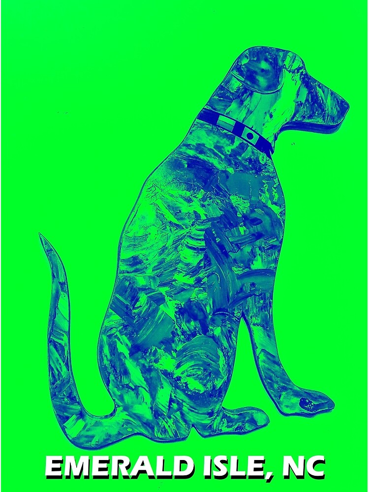 "Salty Dog Emerald Isle, NC" Poster by barryknauff Redbubble