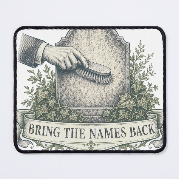 Item preview, Bring The Names Back Gravestone Restoration Banner designed and sold by BoosterShop.